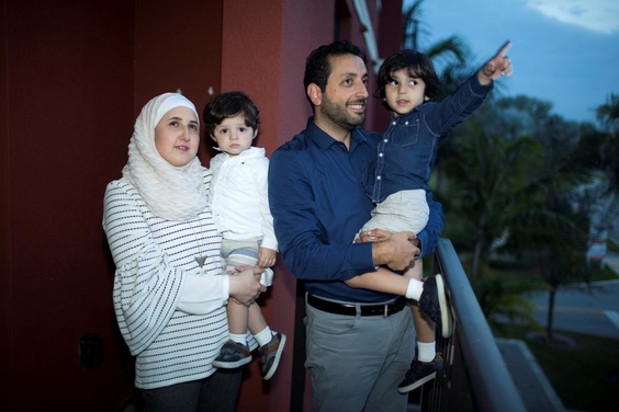 Mohammad with family